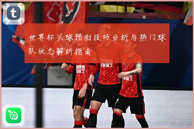 世界杯买球预测技巧分析与热门球队状态解析指南